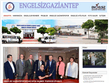 Tablet Screenshot of engelsizgaziantep.com